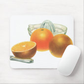 Oude Voedsel Fruit, Rijpe Sinaasappels Sapcentrifu Muismat (Met muis)