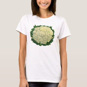 Oude Voedsel Groenten Groenten Bloemkool T-shirt