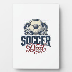 Oude Voetbal Vader Shirt Ontwerp_1 Fotoplaat