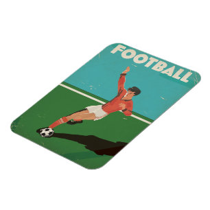 Oude Voetbalposter Magneet