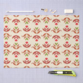 Oude volks kunst bloemenprint cozy rustieke herfst tissuepapier (Craft)