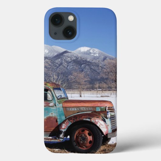 Oude vrachtwagen in het veld Case-Mate iPhone case (Achterkant)