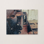 Oude vrachtwagen legpuzzel (Horizontaal)