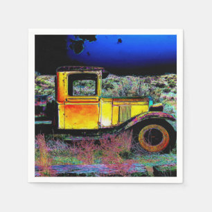 Oude vrachtwagen servet