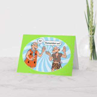 Oude vrienden herinneren zich je verjaardag kaart