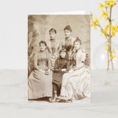 Oude Vrienden Kaart (Gele Bloem)