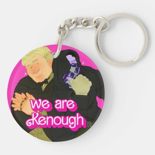 Oude vrienden! sleutelhanger (Achterkant)