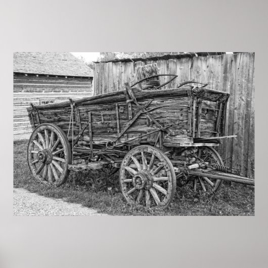 OUDE VRIJ WAGEN POSTER (Voorkant)