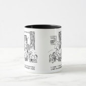 Oude vrouw die in de Kinder slaapmachine van een h Mok (Midden)