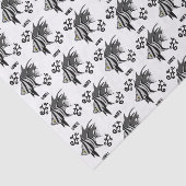 Oude vrouw geeft je het oog tissuepapier (Detail)