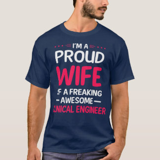 Oude vrouw van de Geweldige KLINISCHE ENGINEER vri T-shirt