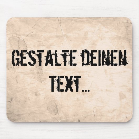 Oude vuile achtergrond muismat (Voorkant)