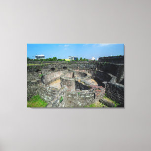 Oude Wachttoren Ruïnes Canvas Afdruk