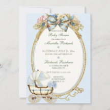 Oude Wagen Koolwit Blauwe Gouden Rozen Gingham