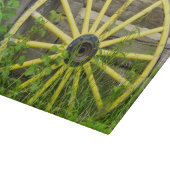 Oude wagon in een oude goudstad snijplank (Hoek)