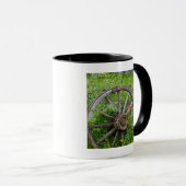 Oude wagon in oude gouden stad 3 mok (Voorkant rechts)