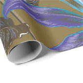 Oude wandtextuur met scheuren, achtergrond cadeaupapier (Rol Hoek)