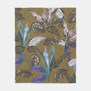 Oude wandtextuur met scheuren, achtergrond fleece deken