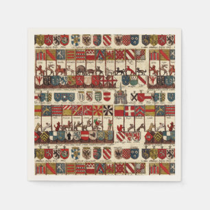 Oude Wapenheraldiek van Wallonië Servet