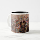 Oude Warriors Tweekleurige Koffiemok (Voorkant links)