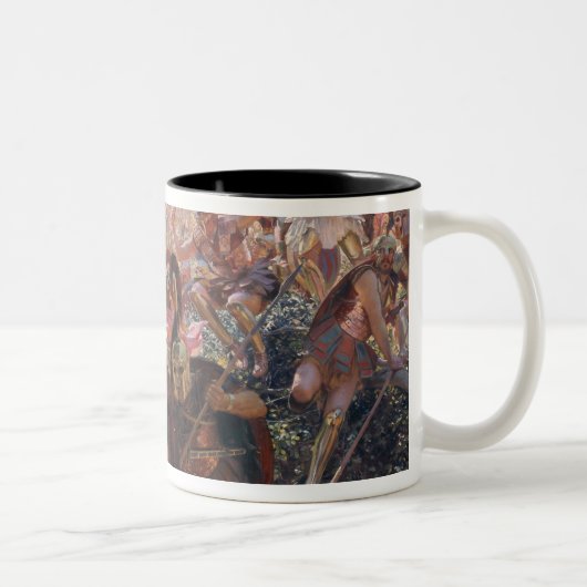 Oude Warriors Tweekleurige Koffiemok (Rechts)