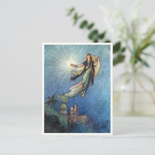 Oude Warwick Goble Indische Mythologie Briefkaart (Staand voorkant)