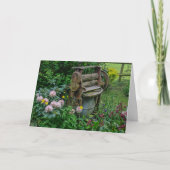 Oude wasmangels Sfeervol tuin Bloementuin Kaart (Voorkant)