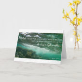 Oude wateren Kaart Psalm 93:4 (Gele Bloem)