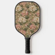 Oude Waterlotus Botanische Bloempatroon