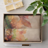 Oude waterverf Thanksgiving Festieve Herfst Tissuepapier (Geschenk)