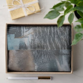 Oude waterverf trein in de winter tissuepapier (Geschenk)