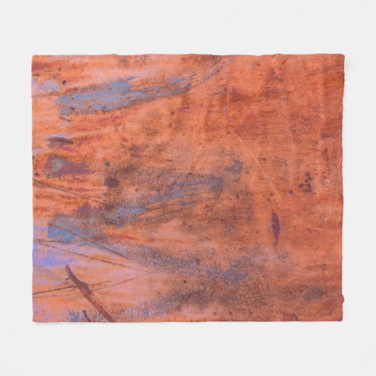 Oude weerskorrelige textureabstract, gerijpt, vero fleece deken (Voorkant (Horizontaal))