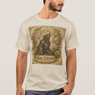 Oude weerwolf Halloween T-shirt