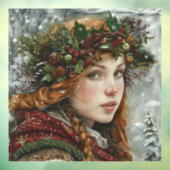 Oude Wereld Dame Raamsticker (Vel 3)