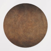 Oude Wereld Faux Leder Labels (Design 1)