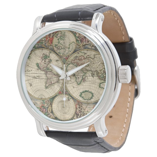 "Oude Wereld" Horloge (Gekanteld)