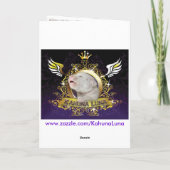 Oude Wereld Kerstman, een vrolijk kerstfeest Feestdagen Kaart (Achterkant)