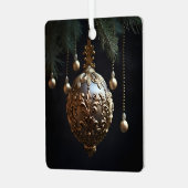 Oude wereld Kerstvakantie ornament (Voorkant links)