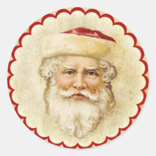  Oude Wereld Santa Sticker