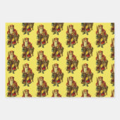  Oude Wereld Santas Inpakpapier Vel (Voorkant 2)