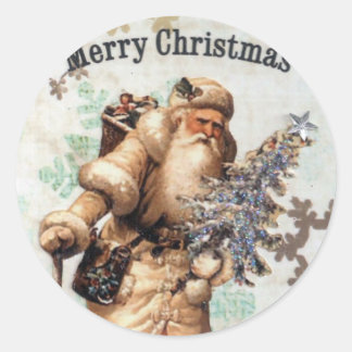 Oude Wereld Sinterklaas Kerst stickers