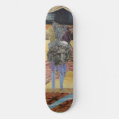 Oude wereld skateboard (Voorkant)