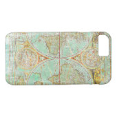 Oude Wereldkaart Case-Mate iPhone Case (Achterkant (Horizontaal))