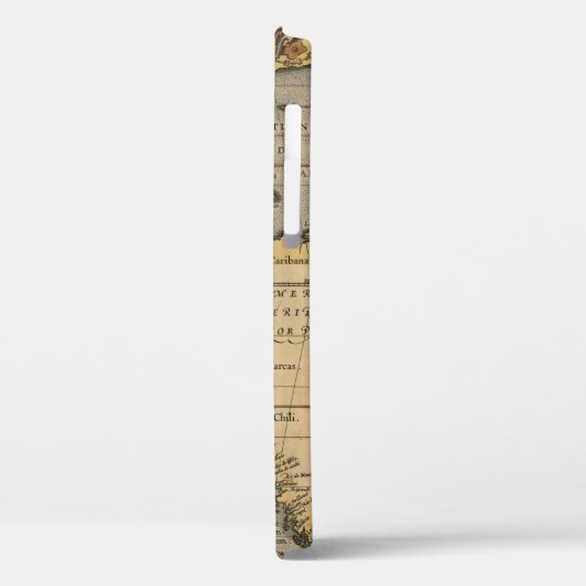 Oude Wereldkaart Case-Mate iPhone Case (Achterkant / Links)