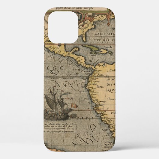 Oude Wereldkaart Case-Mate iPhone Case (Achterkant)