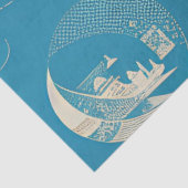 Oude Wereldkaart door CallisC Tissuepapier (Detail)