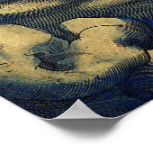 Oude Wereldkaart Poster (Hoek)