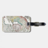 Oude Wereldkaart van Noord-Europa Bagagelabel (Achterkant horizontaal)