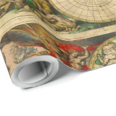  oude wereldkaarten Antiek kaarten Cadeaupapier (Rol Hoek)