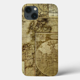 oude wereldkaarten Antiek kaarten iPhone 13 Hoesje